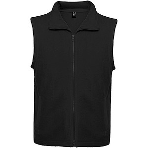 Unisex fleecová vesta, ROLY BELLAGIO, černá, vel. 3XL
