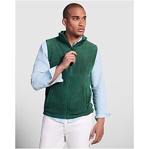 Unisex fleecová vesta Roly Bellagio, velikost M, tmavě zelená