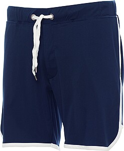 Unisex kraťasy PAYPER GAME, námořní modrá/bílá, velikost L - kalhoty s potiskem