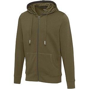 Unisex mikina Elevate Arora, velikost L, vojenská zelená - khaki