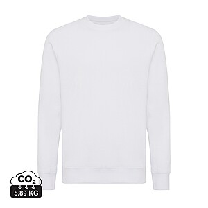 Unisex mikina Iqoniq Etosha, velikost 4XL, bílá