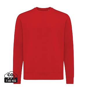Unisex mikina Iqoniq Etosha, velikost L, červená - potisk mikin