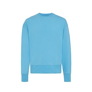 Unisex mikina Iqoniq Kruger z recyklované bavlny, světle modrá, M