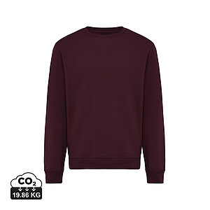 Unisex mikina Iqoniq Torla, velikost L, vínová
