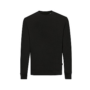 Unisex mikina Iqoniq Zion z recyklované bavlny, černá, XXS