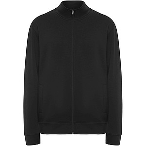Unisex mikina na zip, ROLY ULAN, velikost M, černá