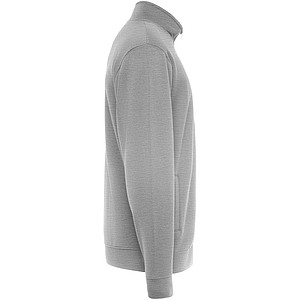 Unisex mikina na zip, ROLY ULAN, velikost M, šedá