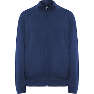Unisex mikina na zip, ROLY ULAN, velikost S, královská modrá