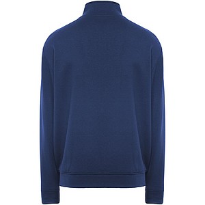 Unisex mikina na zip, ROLY ULAN, velikost XL, královská modrá