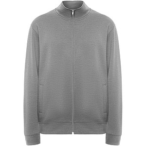 Unisex mikina na zip, ROLY ULAN, velikost XL, šedá