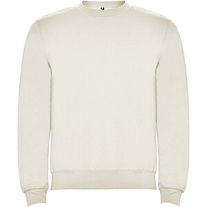Unisex mikina Roly Clasica, velikost M, krémová bílá