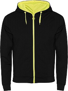 Unisex mikina ROLY FUJI, černá/žlutá, M
