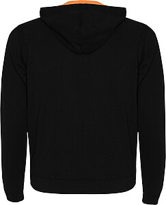 Unisex mikina ROLY FUJI, šedá melanž/oranžová, S