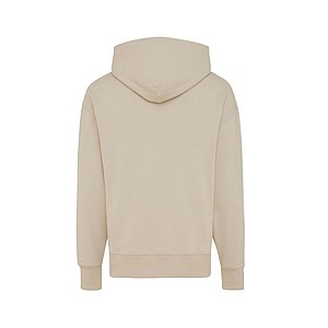 Unisex mikina s kapucí Iqoniq Yoho z recyklované bavlny, tmavě béžová, XL