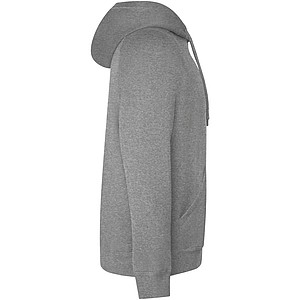 Unisex mikina s kapucí,ROLY VINSON, světle šedý melír, vel. S