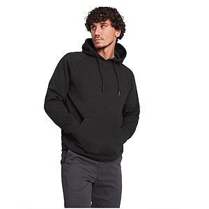 Unisex mikina s kapucí,ROLY VINSON, světle šedý melír, vel. S