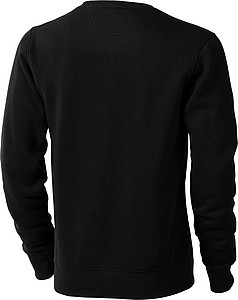 Unisex mikina s kulatým výstřihem Elevate Arora, velikost M, černá