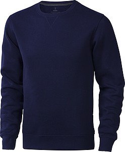 Unisex mikina s kulatým výstřihem Elevate Arora, velikost M, námořní modrá