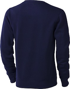 Unisex mikina s kulatým výstřihem Elevate Arora, velikost M, námořní modrá