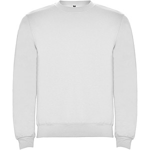 Unisex mikina s kulatým výstřihem, ROLY CLASICA, bílá, vel. XL