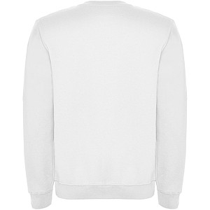 Unisex mikina s kulatým výstřihem, ROLY CLASICA, bílá, vel. XL