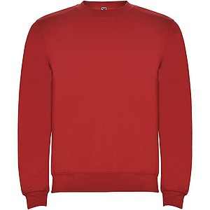Unisex mikina s kulatým výstřihem, ROLY CLASICA, červená, vel. M - potisk mikin
