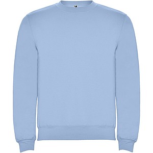 Unisex mikina s kulatým výstřihem ROLY CLASICA, nebeská modrá, XL