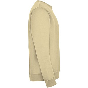 Unisex mikina s kulatým výstřihem, ROLY CLASICA, světle hnědá, vel. L