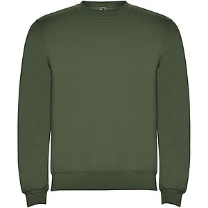Unisex mikina s kulatým výstřihem, ROLY CLASICA, tmavá vojenská zelená, vel. L - potisk mikin