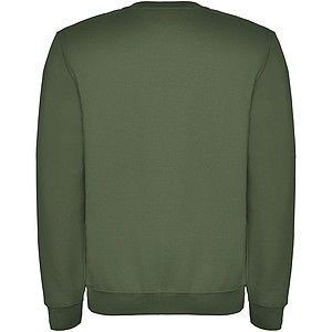 Unisex mikina s kulatým výstřihem, ROLY CLASICA, tmavá vojenská zelená, vel. L
