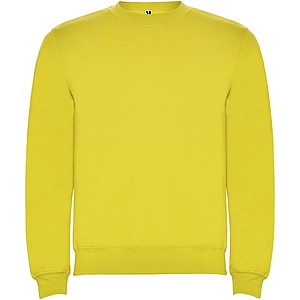 Unisex mikina s kulatým výstřihem, ROLY CLASICA, žlutá, vel. XL
