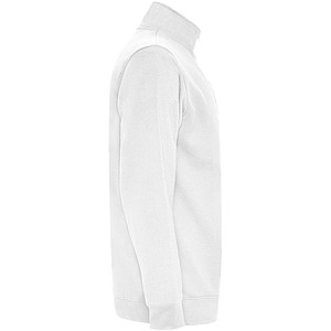 Unisex mikina se čtvrtkovým zipem, ROLY ANETO, bílá, vel. L