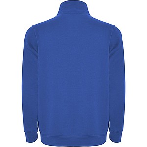 Unisex mikina se čtvrtkovým zipem, ROLY ANETO, královská modrá, vel. S
