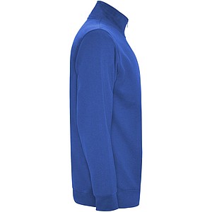 Unisex mikina se čtvrtkovým zipem, ROLY ANETO, královská modrá, vel. S