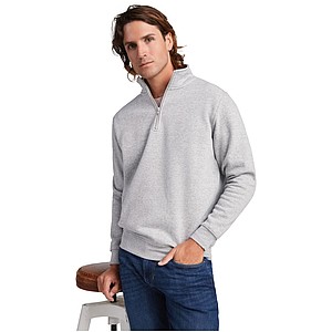 Unisex mikina se čtvrtkovým zipem, ROLY ANETO, purpurová, vel. 3XL