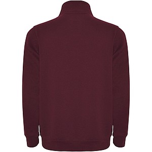 Unisex mikina se čtvrtkovým zipem, ROLY ANETO, purpurová, vel. L