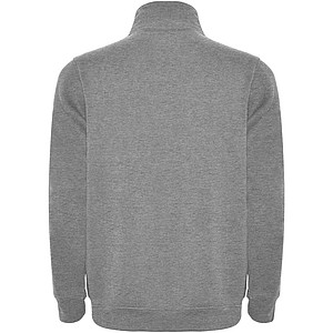 Unisex mikina se čtvrtkovým zipem, ROLY ANETO, šedá, vel. 3XL
