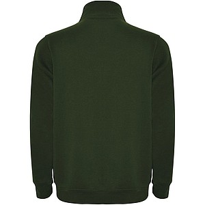 Unisex mikina se čtvrtkovým zipem, ROLY ANETO, zelená, vel. S