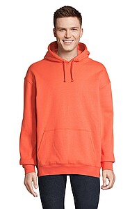 Unisex mikina SOLS CONDOR, oranžová, velikost XS