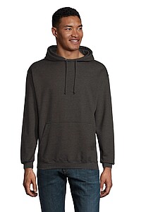 Unisex mikina SOLS CONDOR, tmavě šedý melír, velikost 3XL