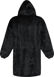 Unisex mikinová deka, černá
