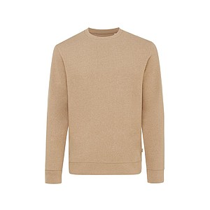 Unisex nebarvená mikina Iqoniq Denali z recyklované bavlny, hnědá, XS