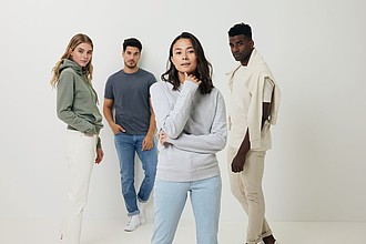 Unisex nebarvené tričko Iqoniq Manuel z recyklované bavlny, černá, S