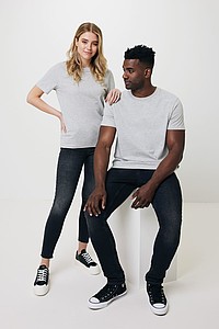 Unisex nebarvené tričko Iqoniq Manuel z recyklované bavlny, šedá melanž, S