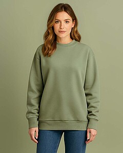Unisex oversize mikina NEXT LEVEL, slonovinová, velikost XS