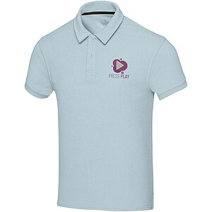 Unisex polokošile Elevate Akoya, velikost 2XL, jemná modrá