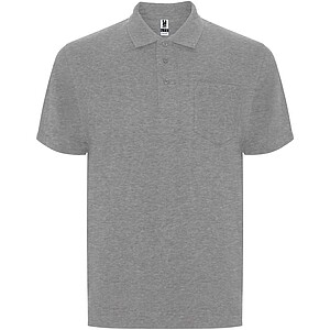 Unisex polokošile Roly Centauro Premium, velikost M, šedý melír