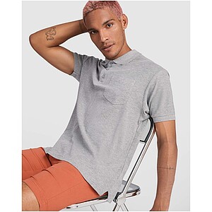 Unisex polokošile Roly Centauro Premium, velikost M, šedý melír