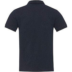 Unisex polokošile s krátkým rukávem z recyklované bavlny i polyesteru, ELEVATE EMERALD, navy, vel. L