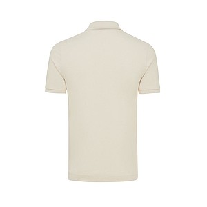 Unisex polotriko Iqoniq Yosemite z recyklované bavlny, béžová, L